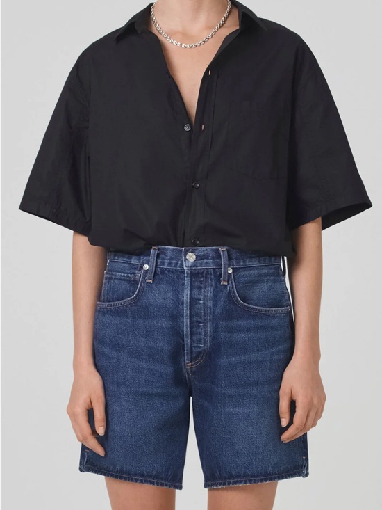 Citizens Of Humanity Tops - Citizens of Humanity Short Sleeve Kayla Shirt Black XS Oversized New with Tags